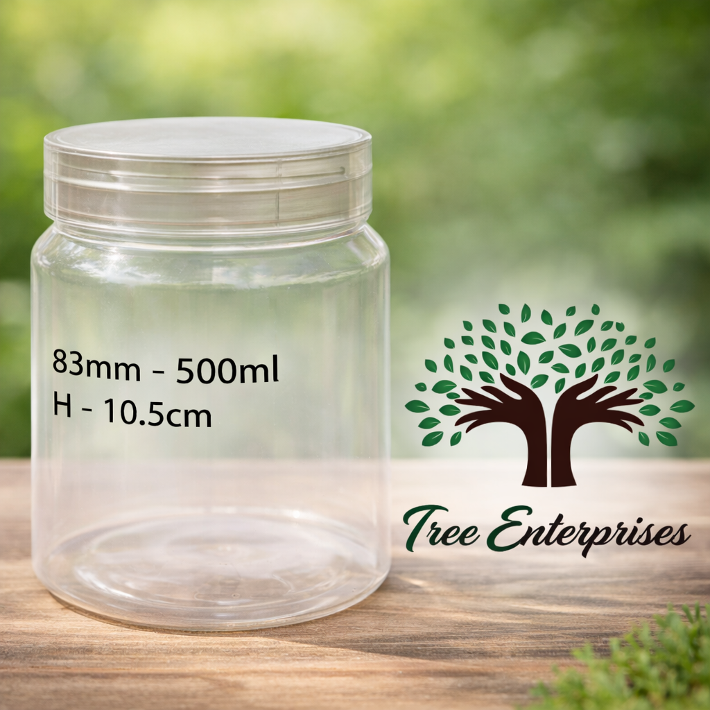 PET JAR 500ML,83MM